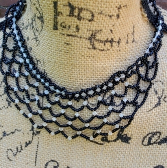 Vintage Beaded bib - Picture 1 of 7